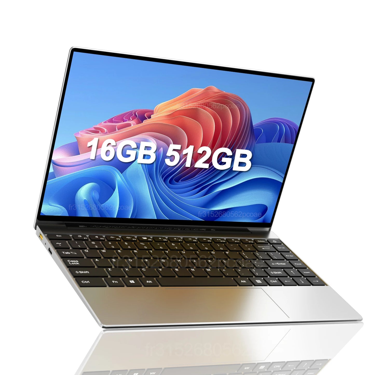 LENO 14.1"Ultra Slim Laptop Windows11 Intel 4405U 16GB 2TB SSD Gamer Notebook 1920*1080 Display Office Study Gaming Computer PC