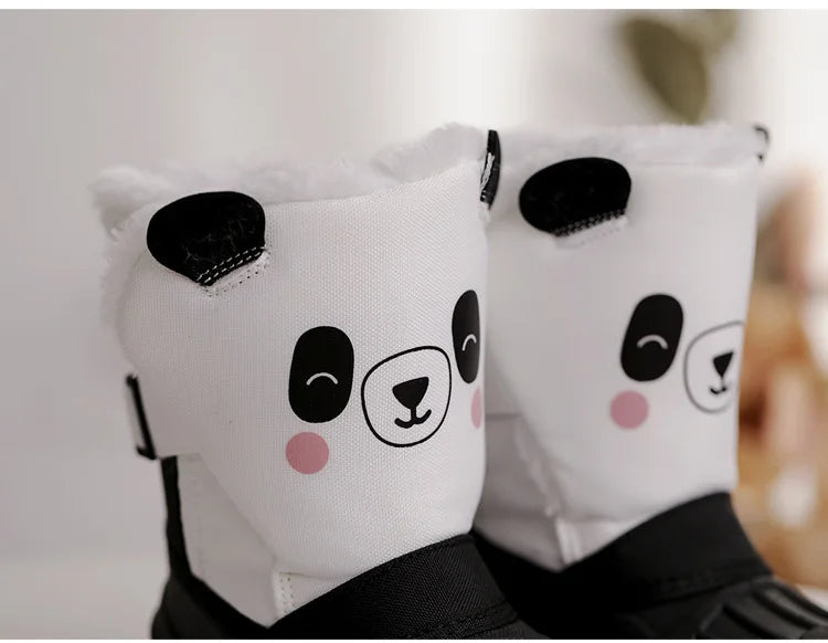 Girls Unicorn Snow Boots Waterproof Slip Resistant Cold Weather Shoes Brand Boy Girls Rubber Boots for Kids Fashion Sneakers