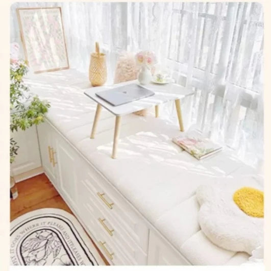 Customized Teddy Sponge Windowsill Cushion 4.5/6.5/9.5 Cm High-Density Sponge Cushion Waterproof Non-Slip Cushion Sofa Cushions