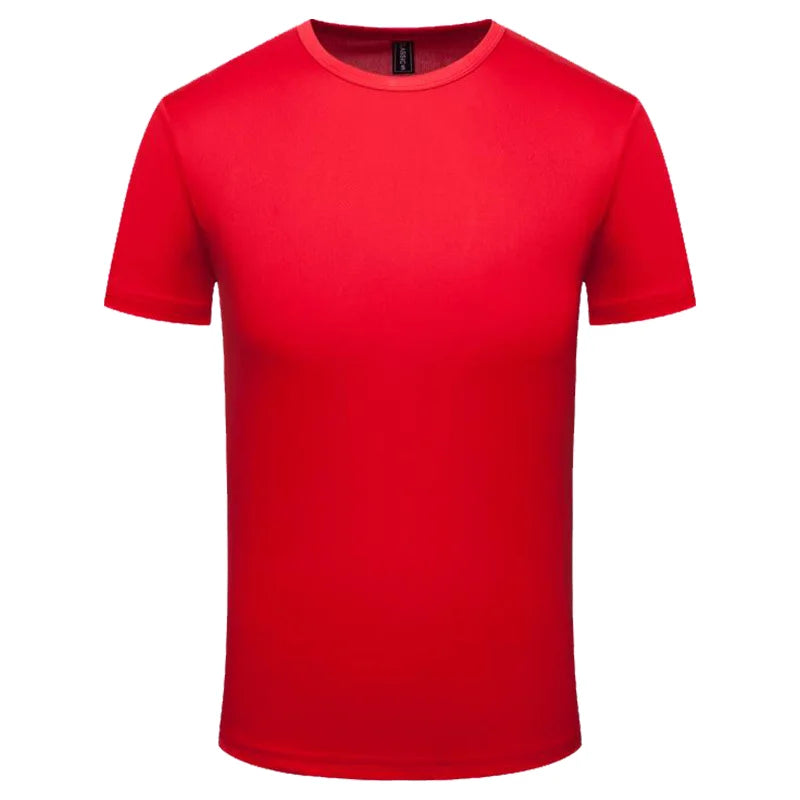 Summer Quick-drying T-shirt Custom Logo Breathable Sports Top Embroidery Personalized Logo Team Activity T-shirt Print Pattern