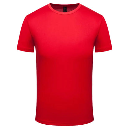 Summer Quick-drying T-shirt Custom Logo Breathable Sports Top Embroidery Personalized Logo Team Activity T-shirt Print Pattern