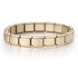 GEMOSA 9mm Width Italian Charm Bracelet Fashion Stainless Steel Bangle Elastic Link Chain High Quality Factory DIY