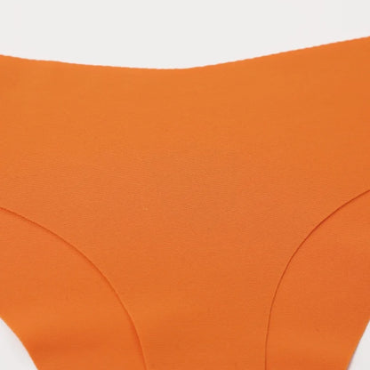 8PCS/Set Women Seamless Ice Silk Thongs Panties Female G-String Breathable Underwear V Waist Sexy Lingerie Ultra Thin Bikini