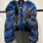 YOLOAgain Women's Natural Fox Fur Jacket 2025 Winter Warm Luxury Real Fox Fur Coat