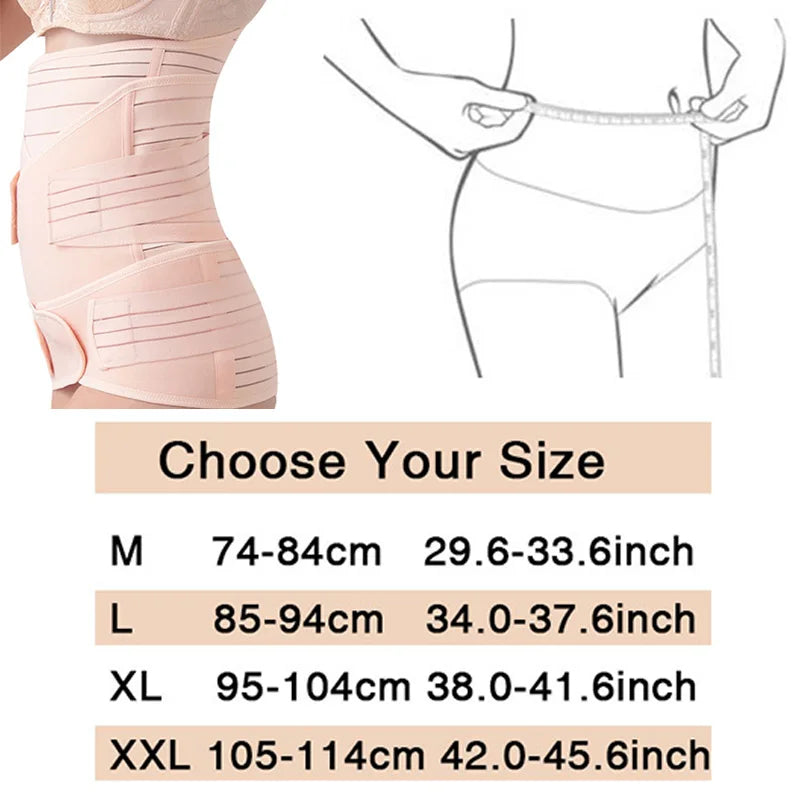 3in1 Postpartum Belly Band&Support Breathable After Pregnancy Belt Belly Maternity Bandage Band Pregnant Women Shapewear Clothes
