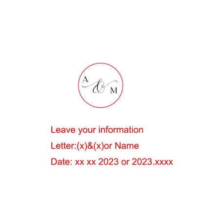Wedding Embosser Stamp LOGO Custom Personalized Embossing Seal Customization for Letter Head Wedding Envelope Graduation Decora