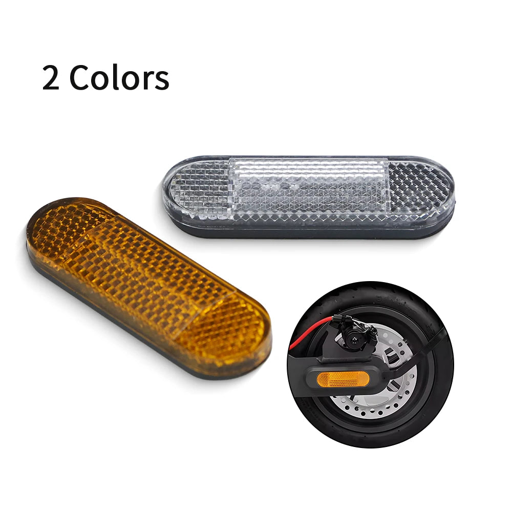 Front Safety Reflector For Xiaomi 1s Pro Pro2 M365 Electric Scooter Night Warn Reflective Part