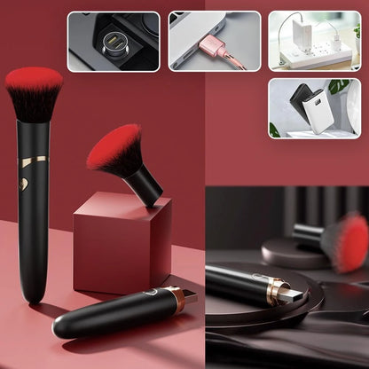 Portable Detachable Makeup Brush Adjustable Vibrator For Intimate Use Nipple G-Spot Clitoral StimulationTools For Adult Women