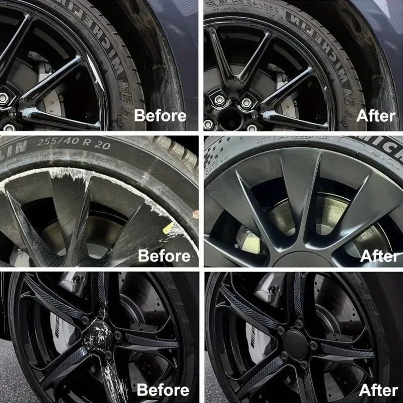 Car Wheel Hub Scratch Refurbishment Paste, Tire Rim Scratch Paint Repair Paste - Aluminum and Steel Rings Dent Restore Care/93x*