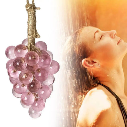 Grape Handmade Soap Natural DIY Crystal Soap Fruit Aroma Scented Soap Creative Gift For Home Fragrance Friend Gift Bathroom