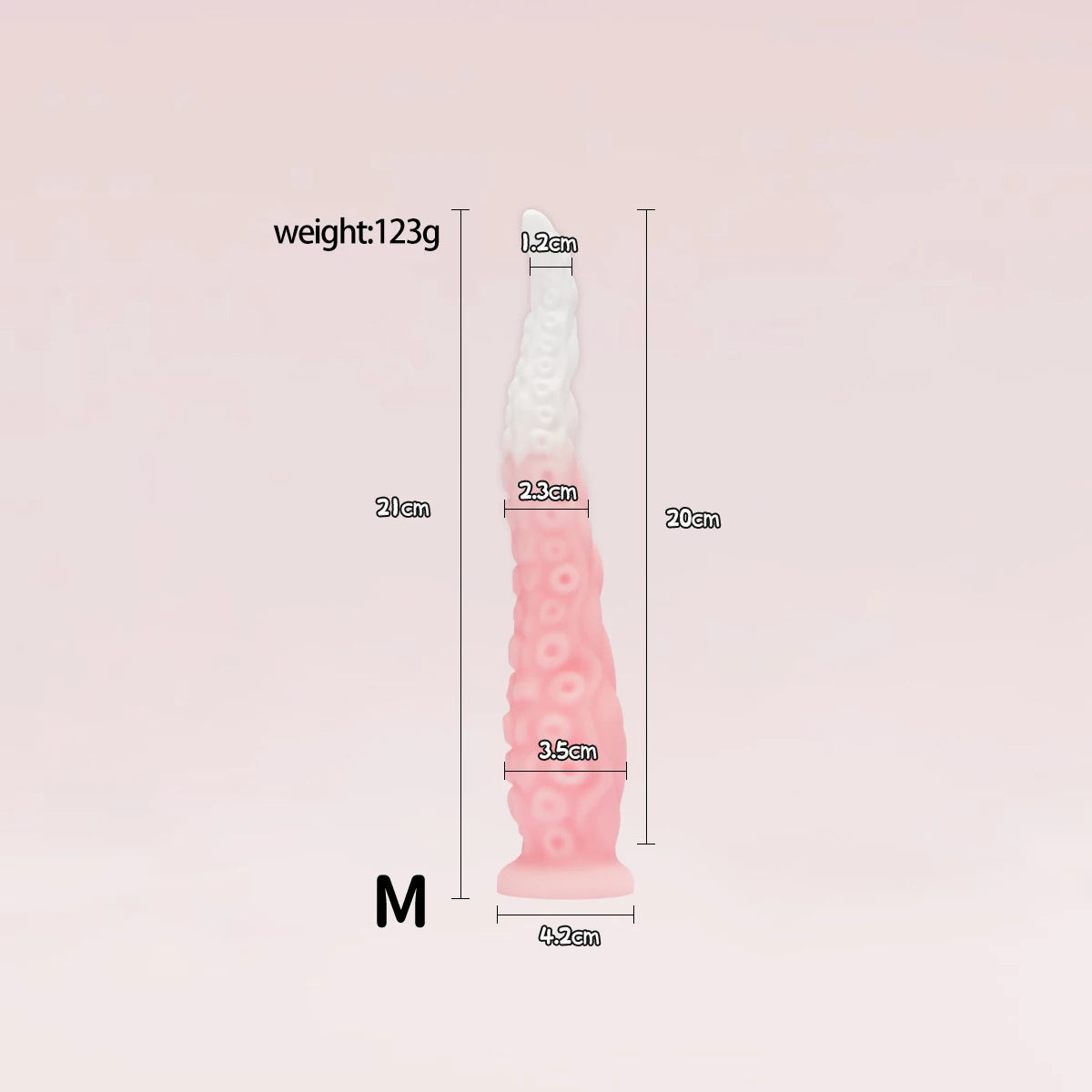 Liquid Silicone Long Anal Plug Octopus Tentacles Adult Sex Toy Clitoris Anus Stimulation Powerful Suction Cups To Free up Hands.