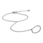 Yhpup Trendy Stainless Steel Zircon Beads Back of Hand Chain Finger Bracelet Fashion Chic Sexy Jewelry Waterproof Wholesale Gift