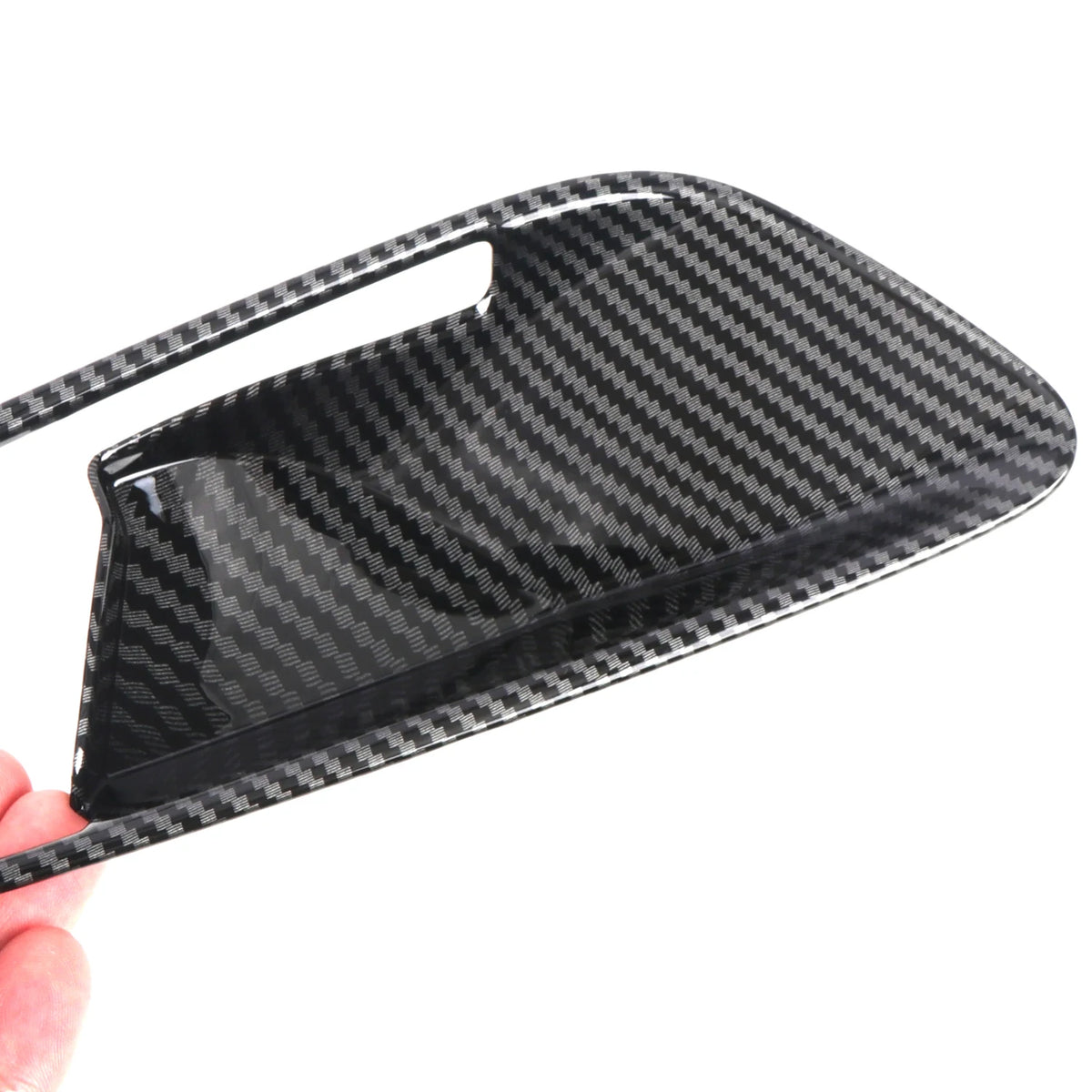 For Ford Puma 2019-2025 Car Inner Door Handle Cover Trim Decor Overlay ABS Carbon Fiber Style Interior Accessories 4PCS