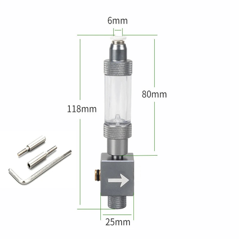 Aquarium CO2 Regulator Dual Meter Solenoid Valve Quick Plug Foam Recorder Control System Fish Tank CO2 Pressure Reducing Valve