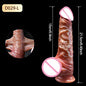 Realistic Sliding Dildo Skin Venis G-spot Stimulate Orgasm Masturbators Soft Penis Big Dick Suction Cup Anal Sex Toys For Women