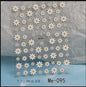 1PC 5D Macaron Flower/Fruit Nail Charms Sticker Embossed Bear/Rabbit/Letter Nails Slider Decals Summer Adhesive Manicure Decor&Y