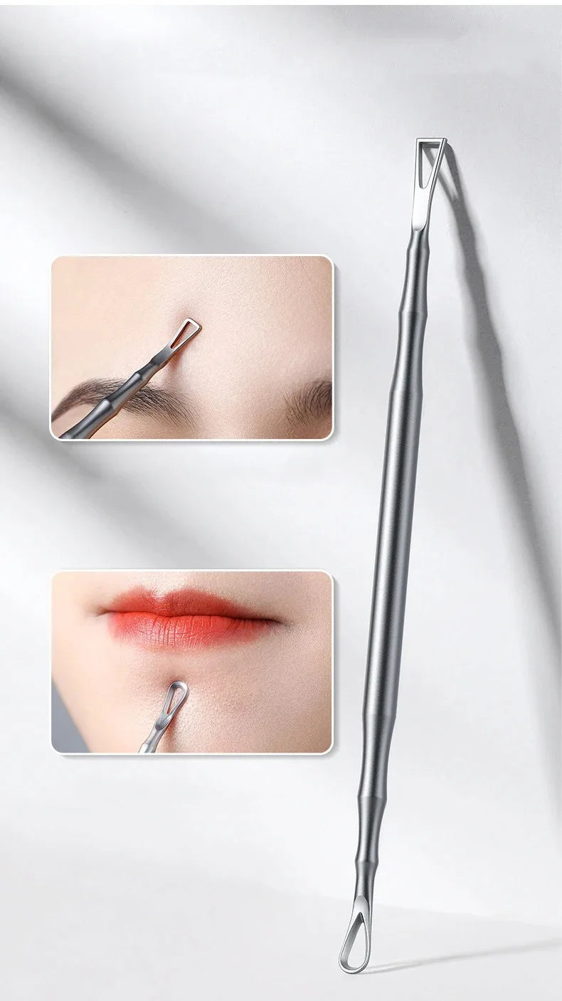 New 1pcs German Ultra-fine Cell Pimples Blackhead Whitehead Clip Beauty Salon Special Remove Acne Fat Particles Needle Tool