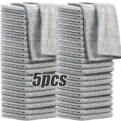 Thicken Microfiber Cleaning Cloths Lint Free Microfiber Cleaning Towel Cloths Reusable Cleaning Towels Absorbent for Car Window
