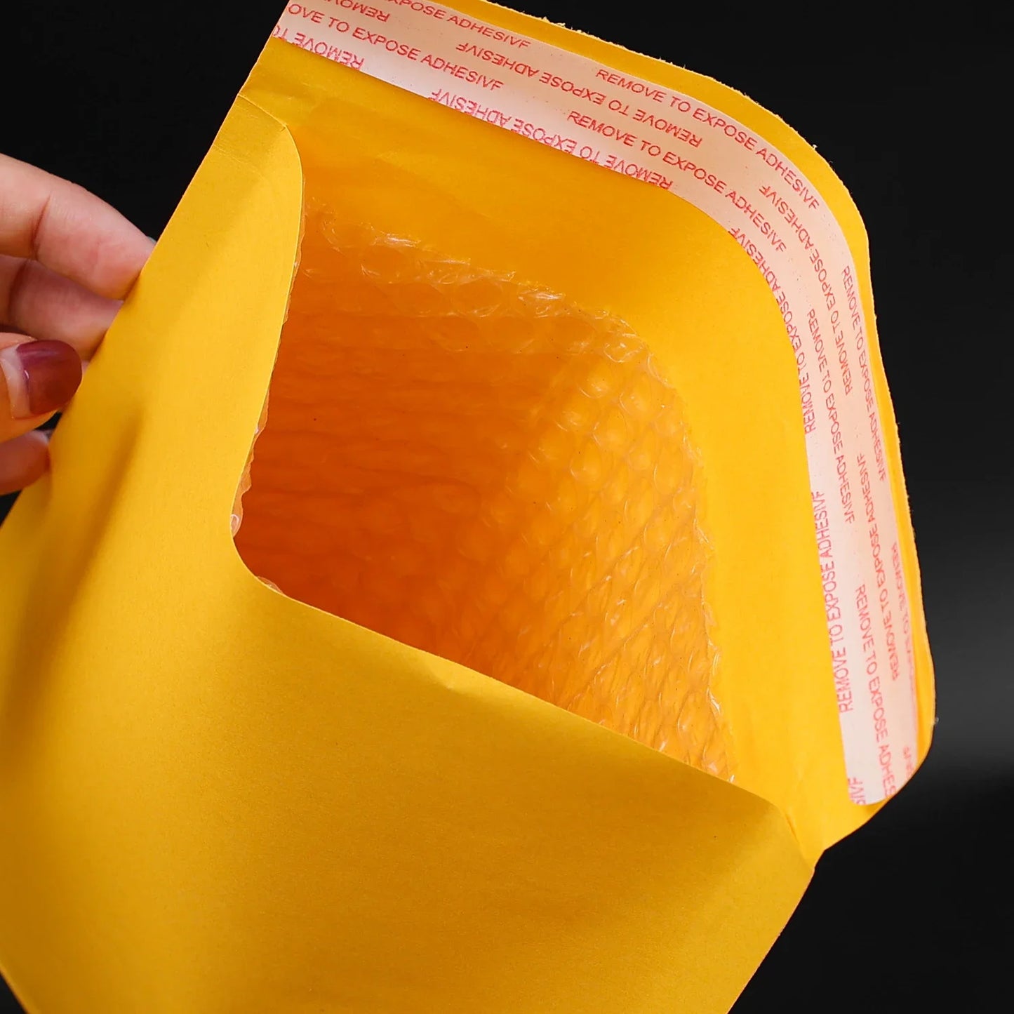 10-50Pack Kraft Bubble Mailers Self Adhesive Paper Envelopes Waterproof Cushioned Padded Foam Shipping Bags for Packaging