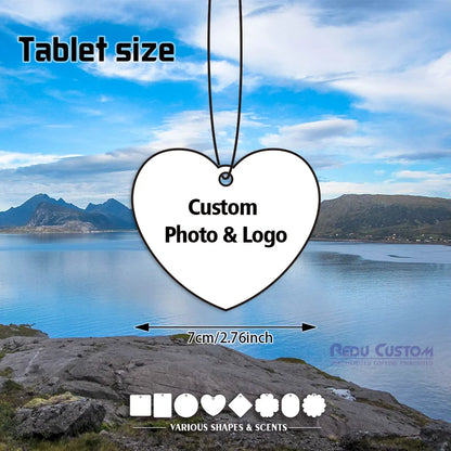 Personalized Custom Logo Paper Car Perfume Hanging Freshener