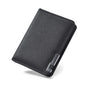 Men's Mini Ultra-Thin Vertical Style Short Wallet with Multiple Card Slots Credit Card Holder Youth Compact Wallet