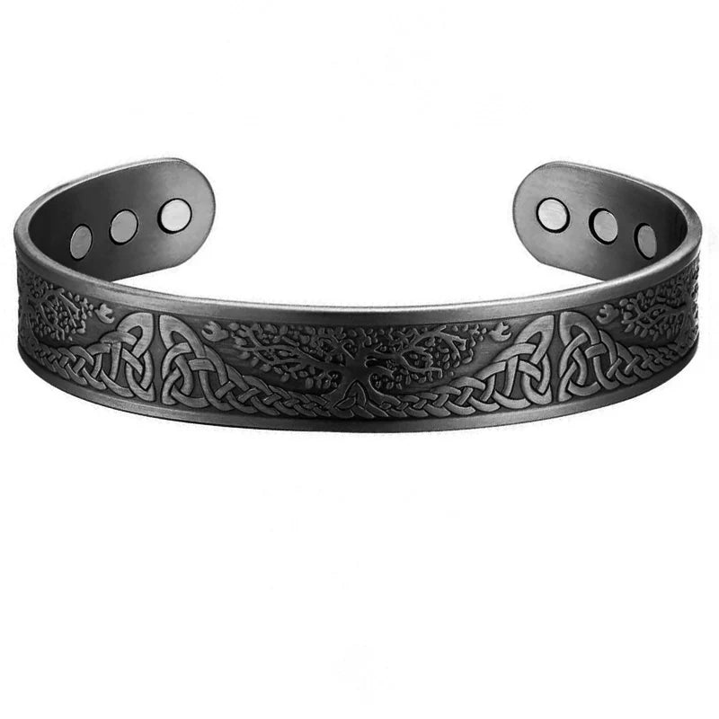 Pure Copper Magnetic Bracelet Men Arthritis Adjustable Magnets Women Cuff Therapy Health Energy Bangles Dropshipping / Wholesale