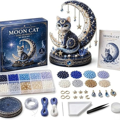 3D Design Animal Guardian Beading Kit Animal Shape Material Package DIY Beadwork Craft Kit with Colorful Beads Handmade