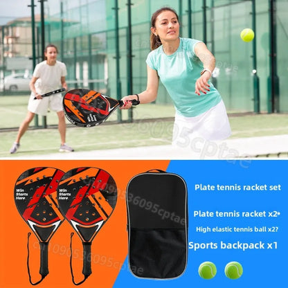ABS Durable Anti-Vibration Plastic Grip Padel Tennis Racket, Bud get-Friendly for Beginners & Intermediates beach tennis beach