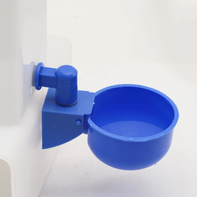 1000ml Rabbit Water bottle with Red Water Bowl Poultry Chick Auto Automatic Drinker for Chicken Duck