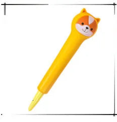 1 Pcs Lytwtw's Cute Creative Cat Gel Pen Cartoon Kawaii Stationery Office School Supplies sweet pretty lovely cartoon Handles