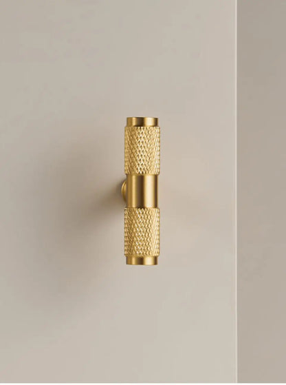 Nurlin Brass Diamond Cut Cross Knurl Pattern Cabinet Knob Pull T Bar Lengthened 38cm 15 Inch Cloakroom Door Drawer Handle