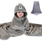 Baby Bath Towel Boy Girl Baby Towel Newborn With Hood Cartoon Coral Fleece Infant Towel Blanket Newborn Baby Bathrobe Infan