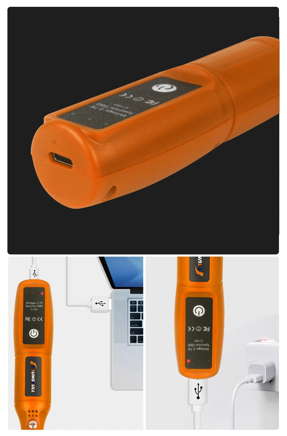 DIY Mini Rotary Tool USB Engraving Tool Dremel Tool Mini Grinder Machine Mini Wireless Drill Rechargeable Polishing Machine