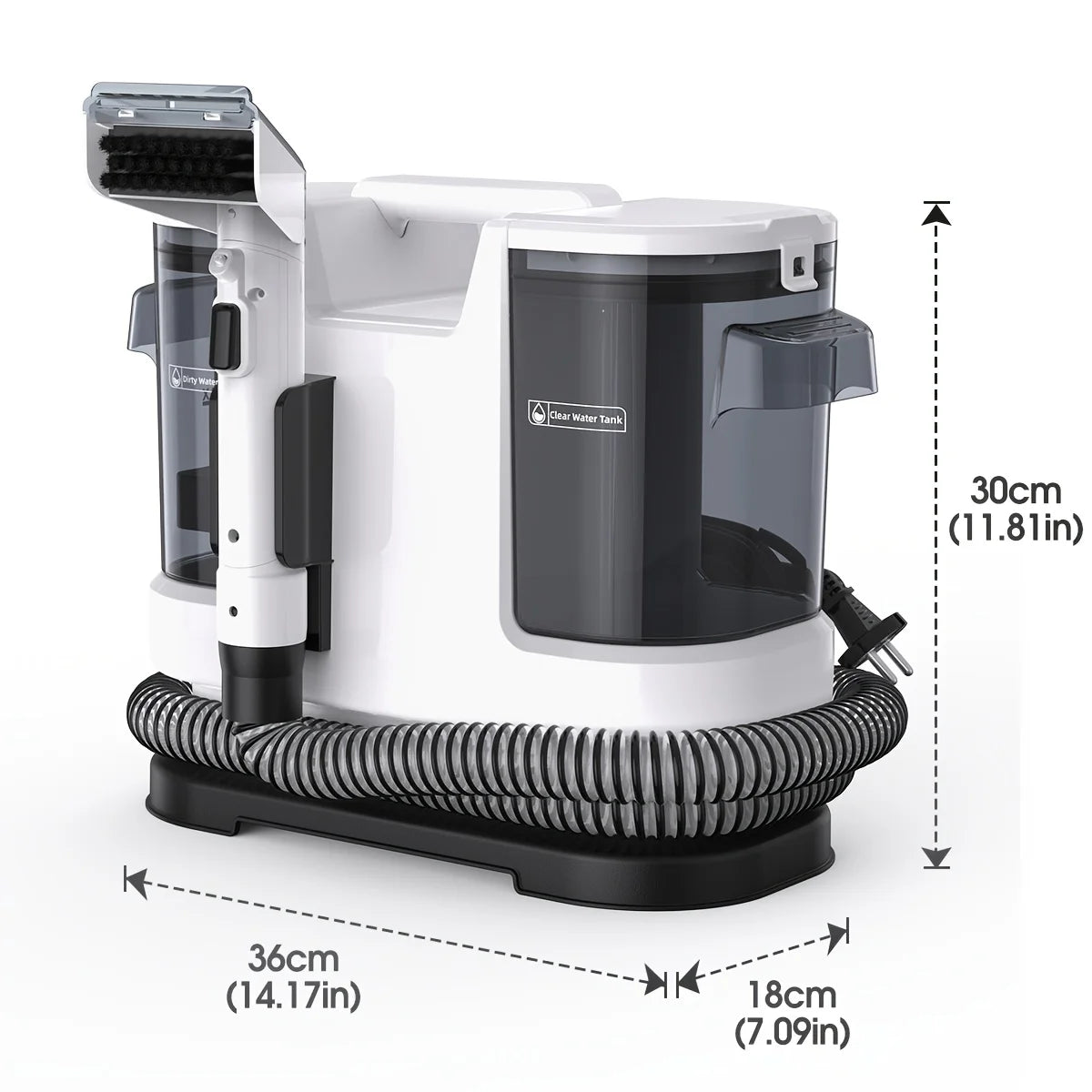 Lubluelu V8 Instant Heated Function Carpet Cleaner Machine 15Kpa Powerful Suction Hot Water Upgrade Portable Carpet Cleaning Machines for Pet Stains with Cleaning Tools & Self-Cleaning for Car/Couch/Rug/Spot