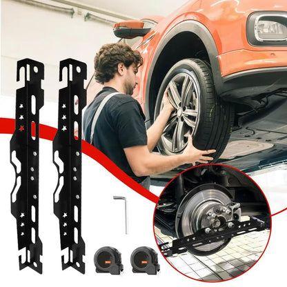 Wheel Alignment Tool Plate Toe Alignment Tool Plates Accessories Heavy Duty Plates Accurate Measurements Alignment Tool Board