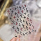 Gold Silver Metal Nail Stickers Dark Retro High-end Cross Nail Art Accessories Sticker Back Blue Nails 3D Decorations Decals DIY
