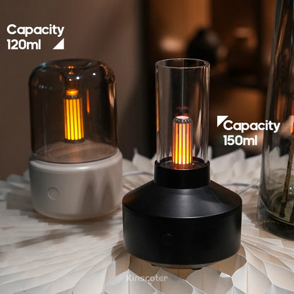 KINSCOTER Mini Aromatherapy Diffuser USB Air Humidifier Essential Oil Night Light Cold Mist Maker Sprayer for Home Bedroom