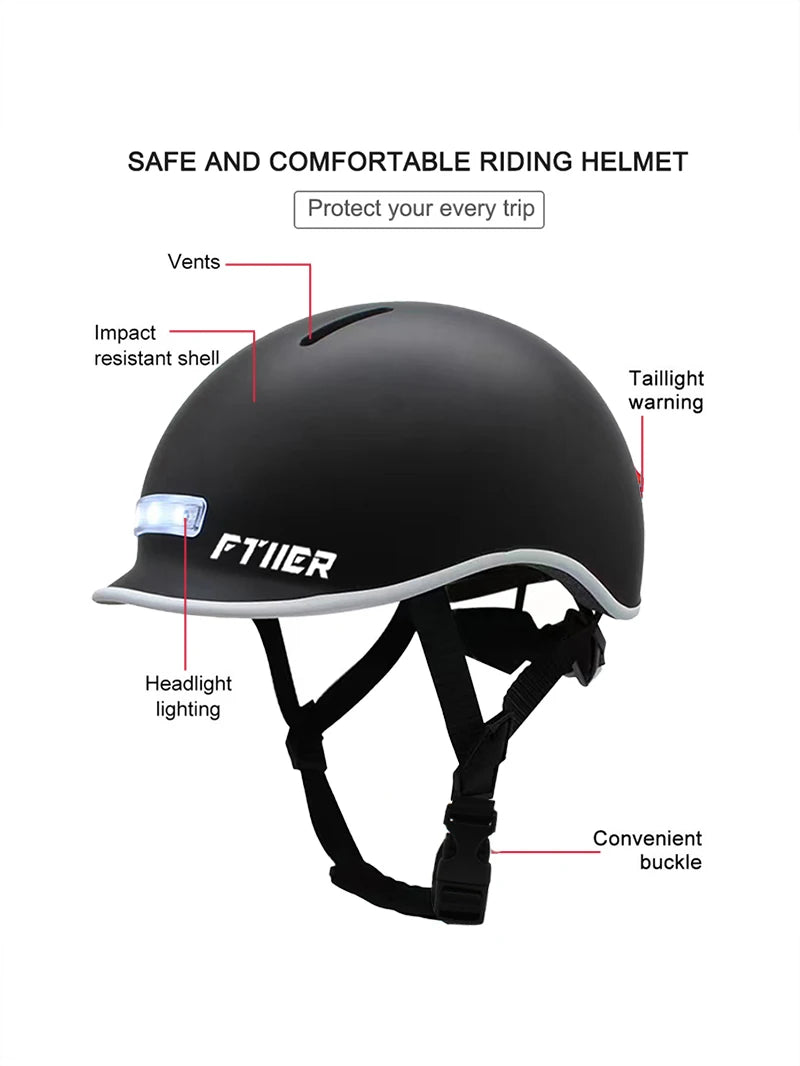 2023 Cycling Smart Tail Light Bike Adult Helmet Electric Bicycle MTB Road Scooter For Sport Urban Helmet Men Women USB charging