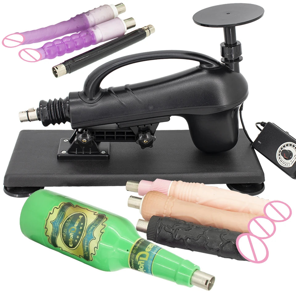 FREDORCH Upgraded Sex Machine for Women with Dildos Automatic Masturbation Machine Pump Gun Love Machine Couple Sex Toys