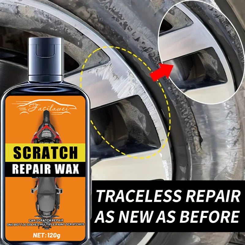 Alloy Universal Wheel Hub Repair Kit - Scratch Remover, Oxidation Cream, Rust Protector & Car Wheel Care Polishing Paste