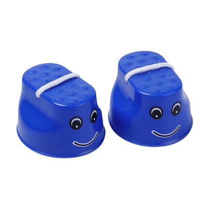 Colorful Smile Face Stilt Balance Training Walk Steppers Parent-Child Outdoor Exercise Educational Interactive Activity Prop ZYF