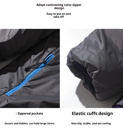 Windproof & Waterproof Winter Jacket  2025 Lightweight Abrasion-Resistant Parka with Hood Unisex Thermal Coat