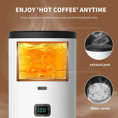 7800mAh Long-Lasting 3-in-1 Portable Coffee Maker, Electric Capsule Coffee Machine for Car, Travel & Camping