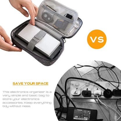 Organizer Bag Cable Organizer Travel Cord Organizer Case Pouch Portable Carrying Case For Charger Hard Drive Earphone USB Card