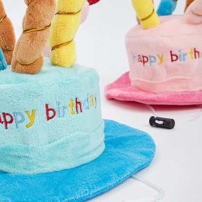 Pet Dog Hat for Birthday Party Adjustable Dog Hats Cats Dog Costumes Puppy Grooming Dress Up Hat Pet Supplies
