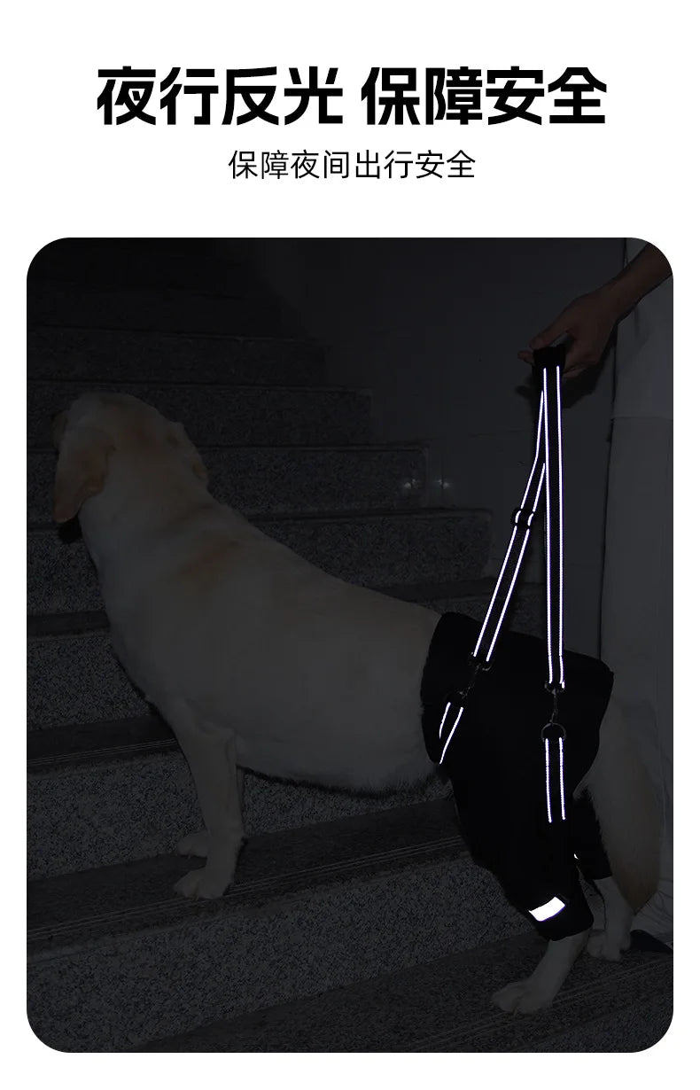 Dog Support Harness Elderly Dogs Adjustable Rehabilitation Mobility Aid Walk Comfortable Orthopedic Back Leg Lift Support Belt
