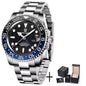 PAGANI DESIGN 2026 40MM Luxury Men GMT Automatic Machinery Watch Ceramic Bezel Jubilee Strap Sapphire Waterproof Watches for men