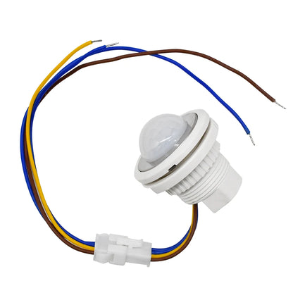 Mini Motion Sensor Light Switch 110-220V PIR Sensor Smart Detection Time Delay Adjustable Infrared Induction Detector