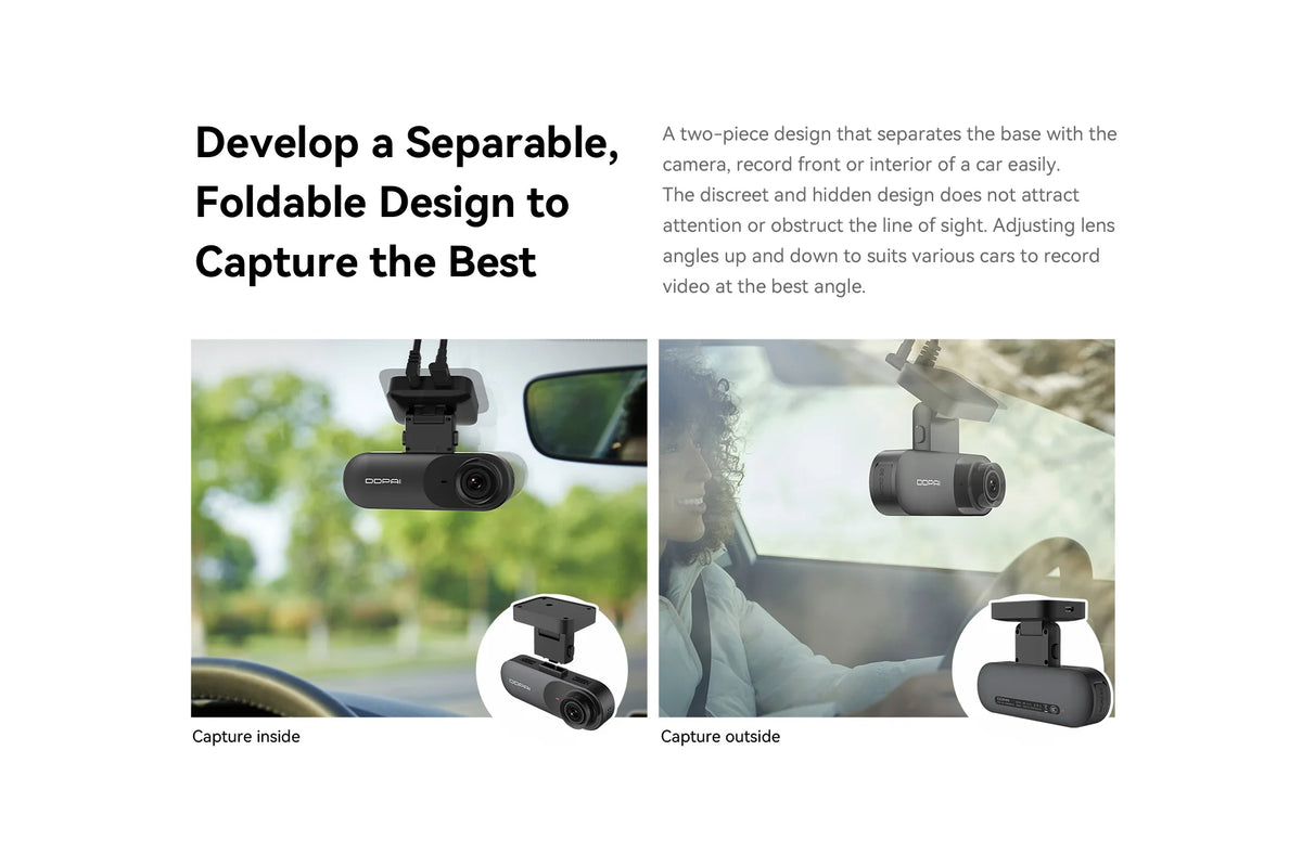 DDPAI Mola N3 Pro Dash Camera Driving Vehicle Cam Wifi Smart Connect Car Recorder 2.5K Car DVR Dash Camera