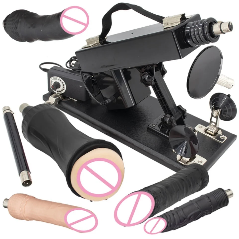 FREDORCH Upgraded Sex Machine for Women with Dildos Automatic Masturbation Machine Pump Gun Love Machine Couple Sex Toys